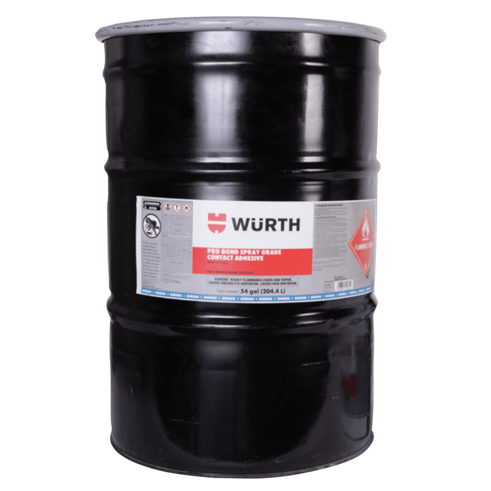 Pro Bond Low VOC Canister Adhesive, Red, 55 Gallon Pail - Main Image