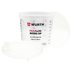 PROFLOW Paint Mixing Cup Flat Lid, 2.5 Quart (200/Box) Alt 1 - Image