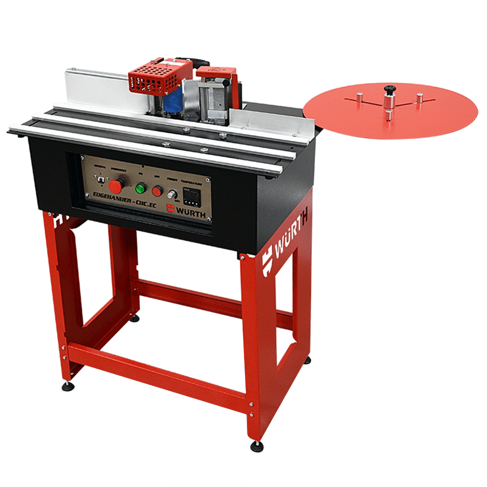 Portable Edge Bander with Mobile Glue Bar Mechanism and Digital Temperature Control