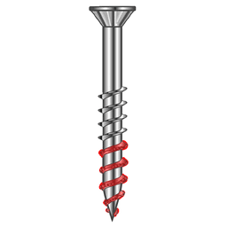 #8 x 1-1/4" Round Washer Head Assembly Screw, Combo Drive Turbo Thread and Regular Point, Lubricated, Jar of 5 Hundred by Wurth - Alt Image 2