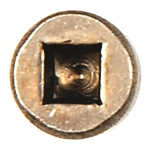 #7 x 1" Modified Pan Head Face Frame/Pocket-Hole Screw, Square Drive Coarse Thread and Type 17 Auger Point, Lubricated, Box of 10 Thousand by Wurth - Alt Image 1