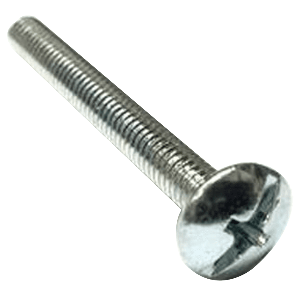 4mm x 45mm Truss Head Break-Away Screw, Phillips-Slot Drive M4 Thread and Blunt Point, Zinc, Box of Hundred by Wurth - Main Image