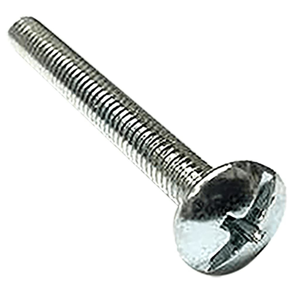 1-3/4" Truss Head Machine Screw, Phillips-Slot Drive #8-32 Thread and Blunt Point, Zinc, Box of Thousand by Wurth - Main Image