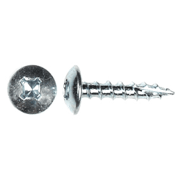 #8 x 3/4" Truss Head Hinge/Drawer Slide Screw, Phillips Drive Coarse Thread and Type 17 Auger Point, Zinc, Box of 10 Thousand by Wurth - Main Image