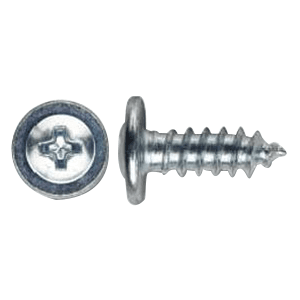 #8 x 7/16" Truss Head Hinge/Drawer Slide Screw, Phillips Drive Standard Thread and Sharp Point, Zinc, Box of 1 Thousand by Wurth - Main Image