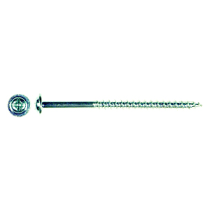 #10 x 3" Round Washer Head Installation Screw, Combo Drive Coarse Thread and Regular Point, Zinc with Zinc Head, Box of 1.5 Thousand by Wurth - Alt Image 1