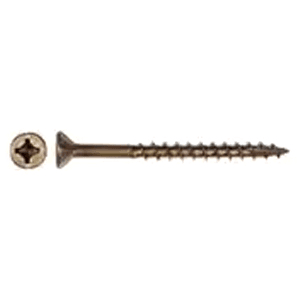 #8 x 1-1/2" Flat Head Assembly Screw, Combo Drive Coarse Thread with Nibs and Regular Point, Lubricated, Box of Thousand by Wurth - Main Image