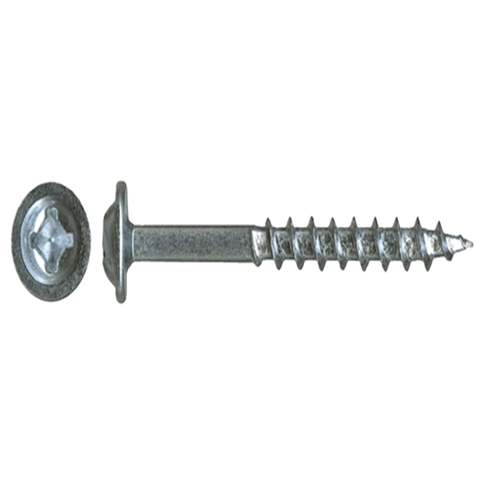 #8 x 1-1/2" Round Washer Head Assembly Screw, Combo Drive Turbo Thread and Regular Point, Lubricated, Box of Thousand by Wurth - Main Image