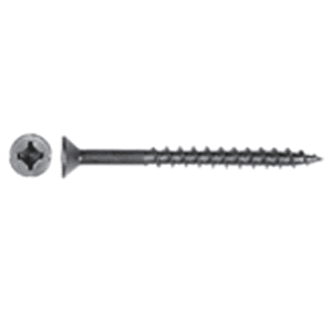 #8 x 1-1/4" Flat Head Assembly Screw, Combo Drive Coarse Thread and Regular Point, Lubricated, Box of Thousand by Wurth - Main Image