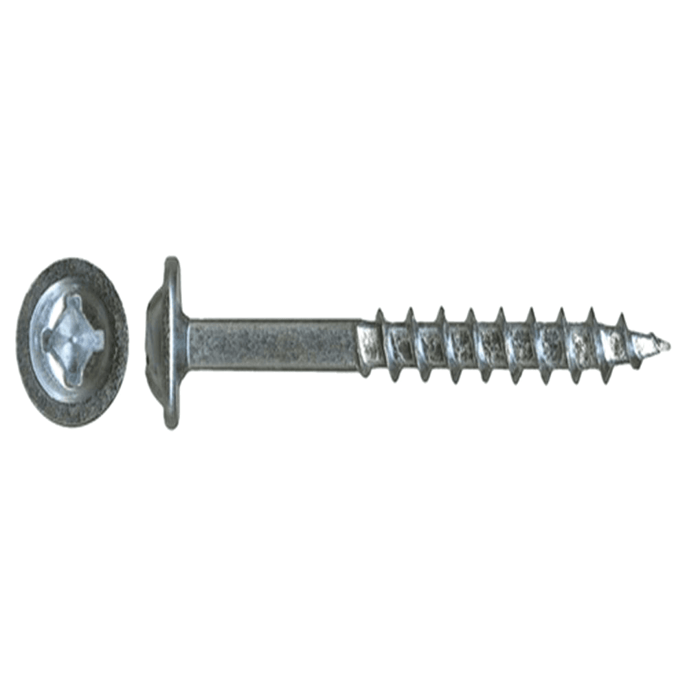 #8 x 1-1/4" Round Washer Head Assembly Screw, Combo Drive Turbo Thread and Regular Point, Lubricated, Box of Thousand by Wurth - Main Image