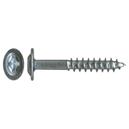 #8 x 1-1/4" Round Washer Head Assembly Screw, Combo Drive Turbo Thread and Regular Point, Lubricated, Box of Thousand by Wurth - Main Image