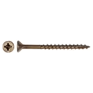 #8 x 1-3/4" Flat Head Assembly Screw, Combo Drive Coarse Thread with Nibs and Regular Point, Lubricated, Box of Thousand by Wurth - Main Image