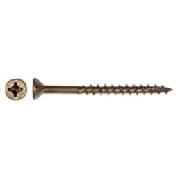 #8 x 1-3/4" Flat Head Assembly Screw, Combo Drive Coarse Thread with Nibs and Regular Point, Lubricated, Box of Thousand by Wurth - Main Image