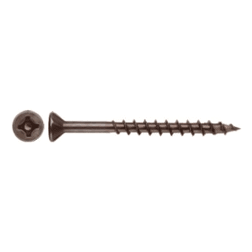#8 x 1-3/4" Flat Head Assembly Screw, Combo Drive Turbo Thread with Nibs and Regular Point, Lubricated, Box of Thousand by Wurth - Main Image