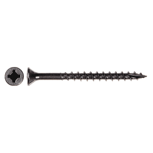 #8 x 1-5/8" Flat Head Assembly Screw, Combo Drive Coarse Thread with Nibs and Type 17 Auger Point, Zinc, Box of Thousand by Wurth - Main Image