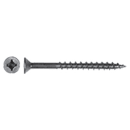 #8 x 1-1/4" Flat Head Assembly Screw, Combo Drive Coarse Thread and Regular Point, Lubricated, Box of Thousand by Wurth - Alt Image 1
