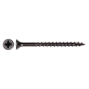 #8 x 2-1/2" Flat Head Assembly Screw, Combo Drive Coarse Thread with Nibs and Type 17 Auger Point, Zinc, Box of Thousand by Wurth - Main Image