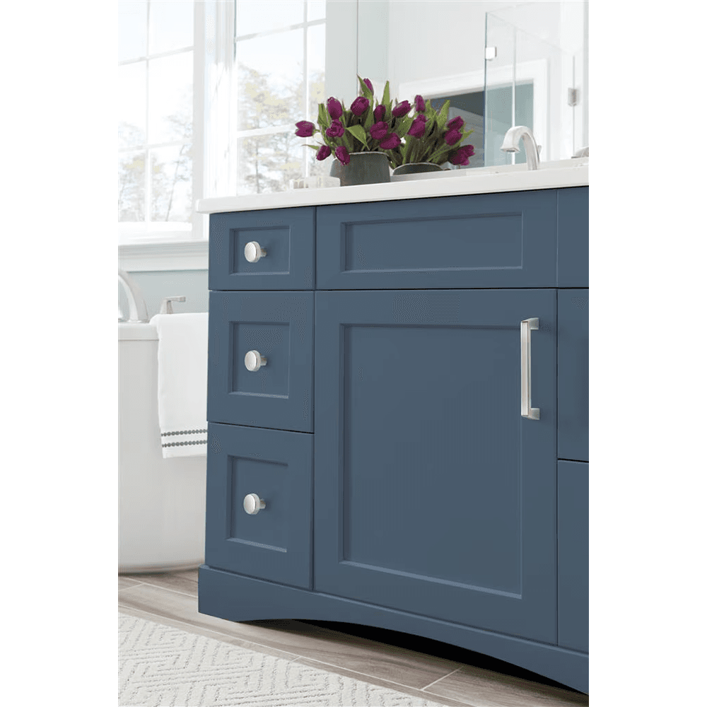 1-5/16" BlackRock Cabinet Knob, Polished Nickel Alt 3 - Image