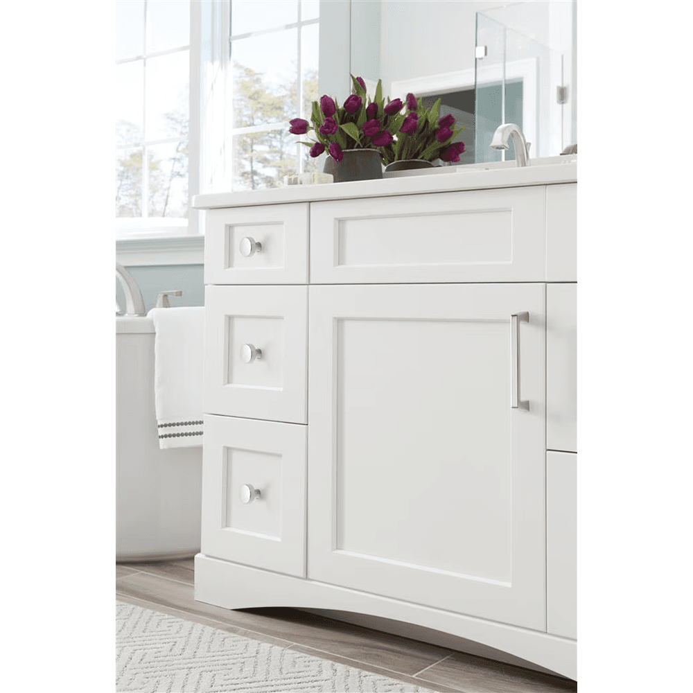 1-5/16" BlackRock Cabinet Knob, Polished Nickel Alt 4 - Image