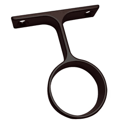 Center Support for Round Tubing, Oil Rubbed Bronze - Main Image