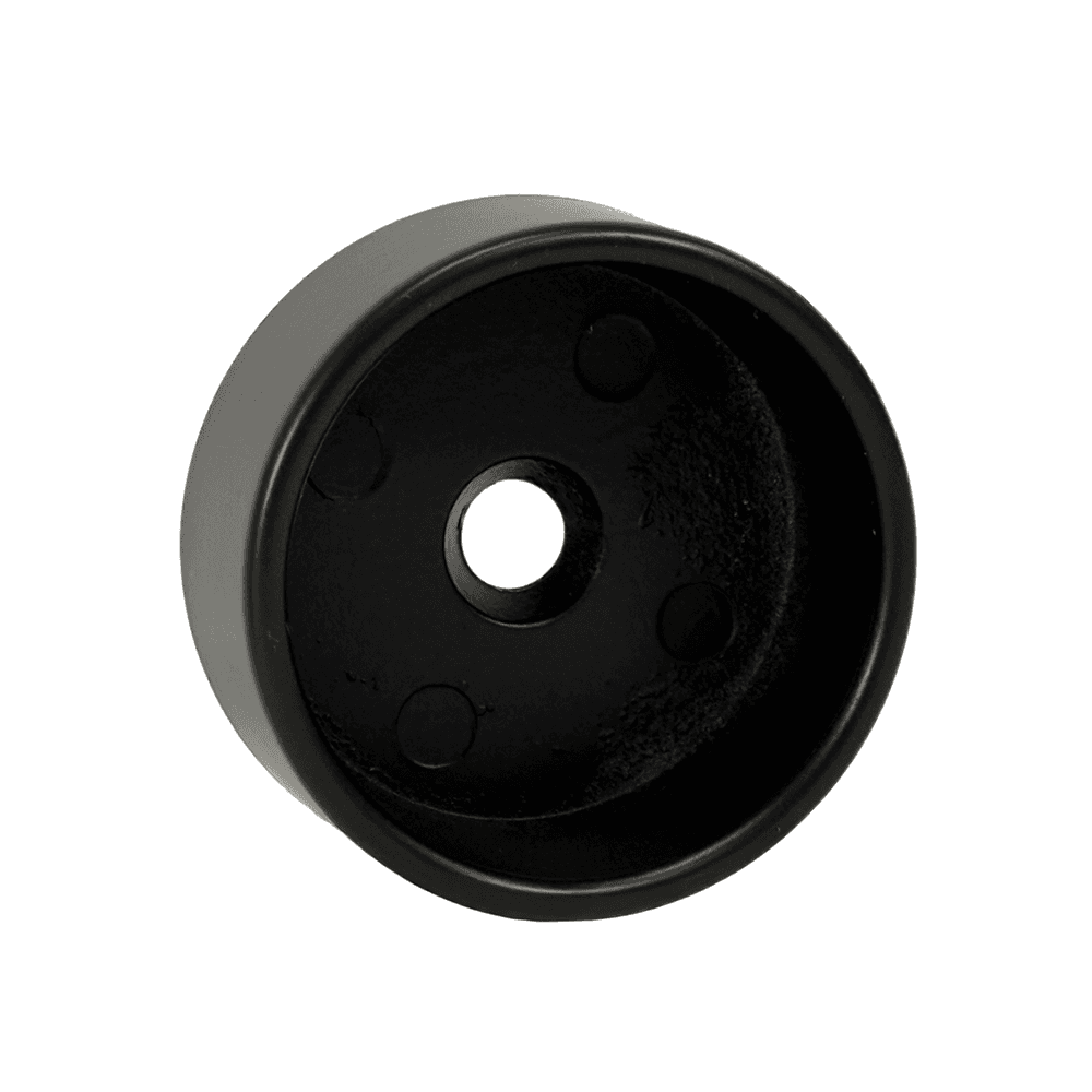 1-5/16" Diameter Closed Flange for Round Closet Rods, Pin Mount, Oil-Rubbed Bronze Finish