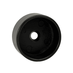 1-5/16" Diameter Closed Flange for Round Closet Rods, Pin Mount, Oil-Rubbed Bronze Finish
