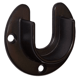 Mounting screws included for 1-5/16" Round Closet Rod in Oil-Rubbed Bronze