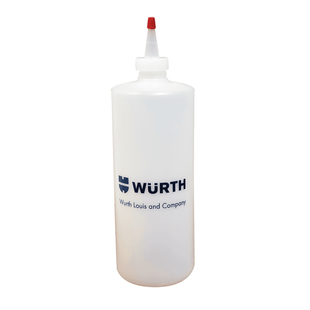 Paramount Global Svcs Empty Glue Bottle with Cap Quart - Back View