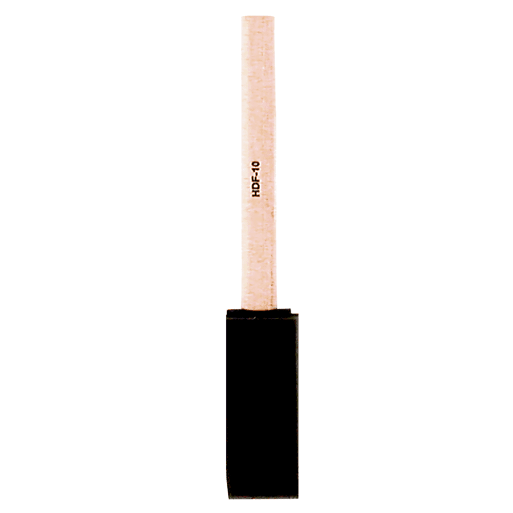 Professional-Grade Foam Brush with Wood Handle - Ideal for Large Painting Projects