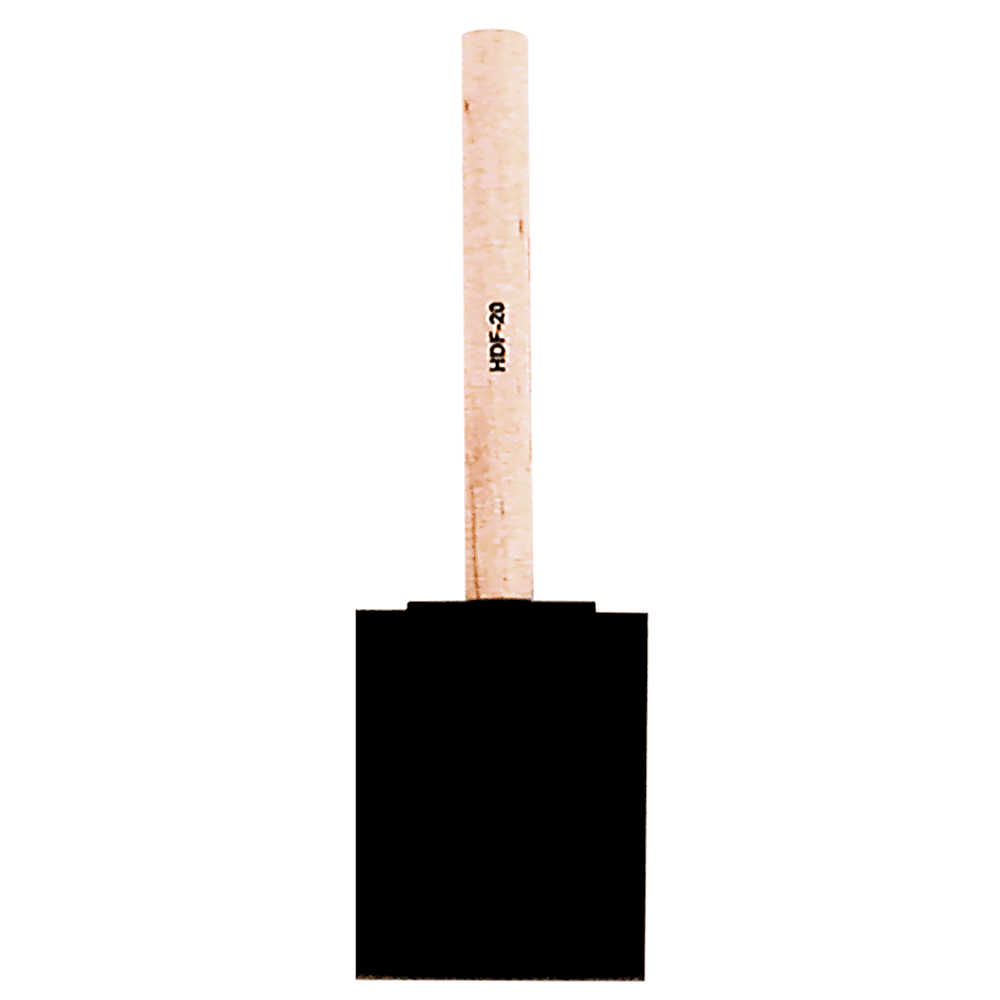 High-Quality Z-Pro Foam Brush with Wooden Handle - Ideal for Applying Paints, Stains, and Sealers