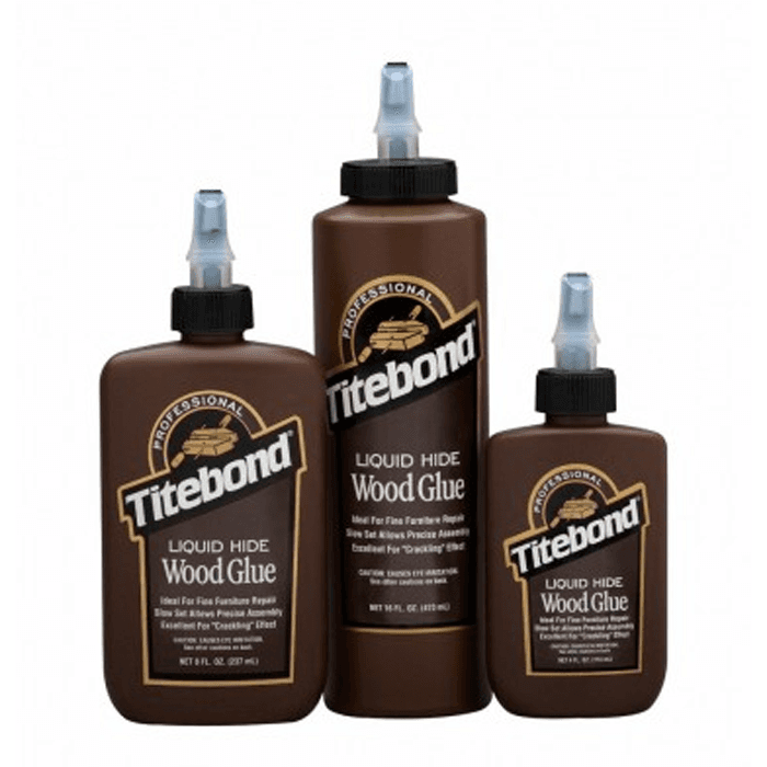 Titebond® Liquid Hide Wood Glue, Amber, 8 oz Bottle - Main Image