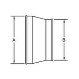 Reducer Line Drawing