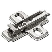 Domi Snap-On 1-Cam Mounting Plate with Wood Screw, Nickel-Plated