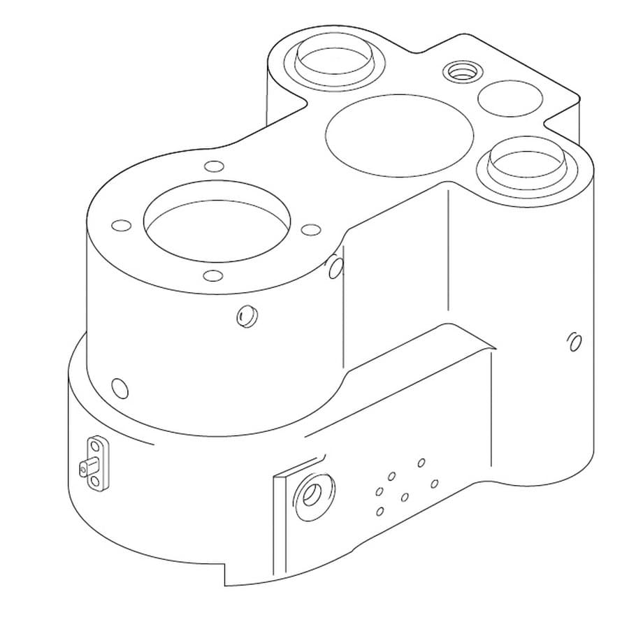 Blum 1882049 Gearbox Housing