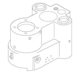 Blum 1882049 Gearbox Housing