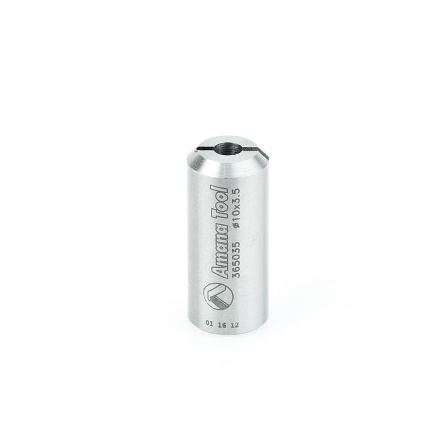 Amana Tool 365035 Reducing Bushing 10mm Shank for 3.5mm Drill