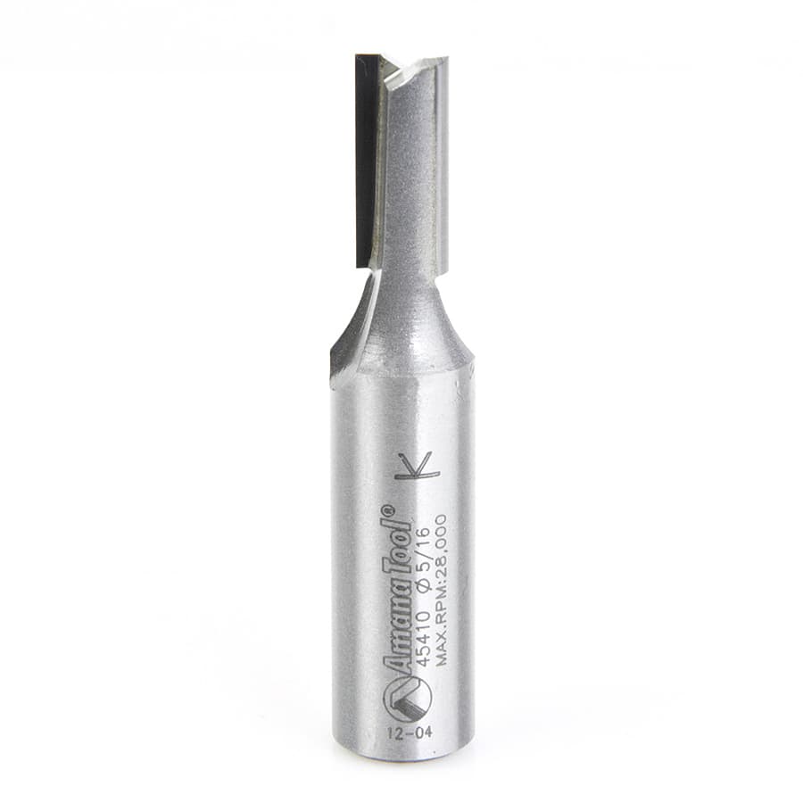 Amana Tool 45410 Carbide Tipped Straight Plunge High Production 5/16" Dia x 3/4" x 1/2" Shank