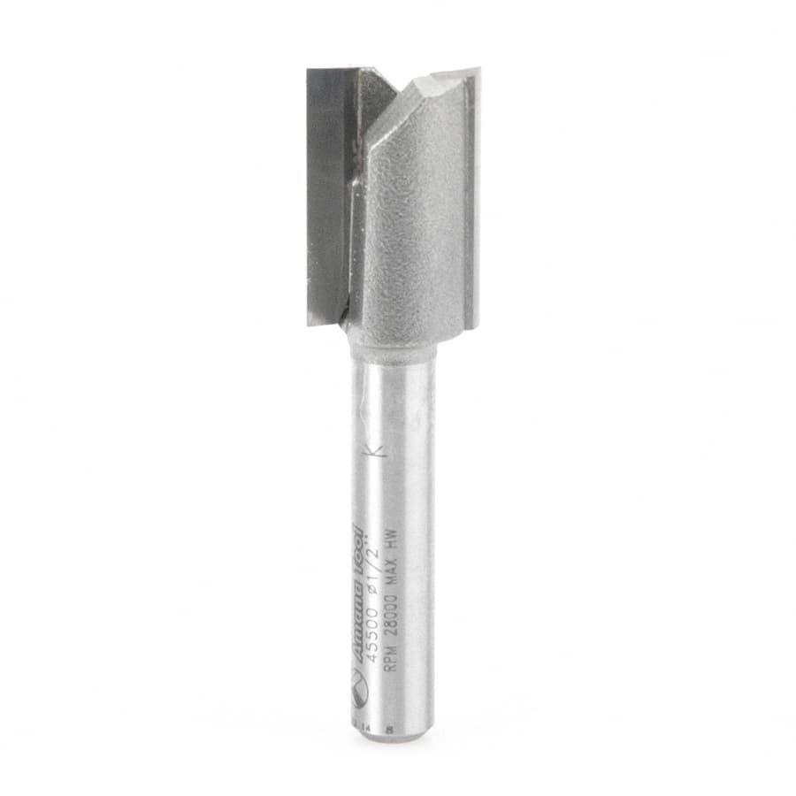 Amana Tool 45500 Carbide Tipped Mortising 1/2" Dia x 3/4" x 1/4" Shank