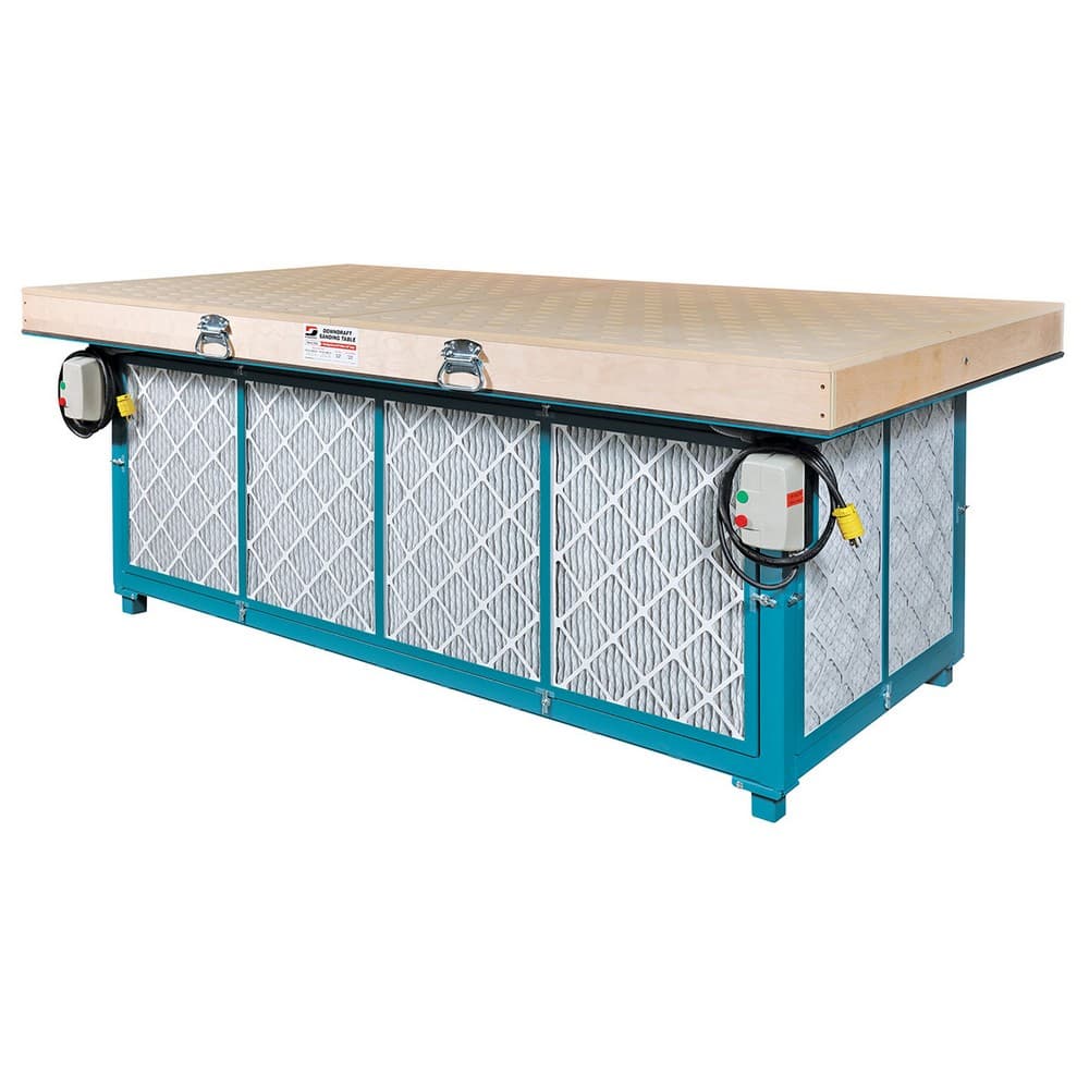 48" W x 96" L Downdraft Sanding Table 115V Three Phase Dynabrade 64657
