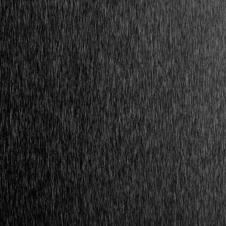 Metal Laminate 717 Black Brushed Aluminum, 48" x 96