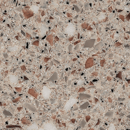 Solid Surface Sheet Color 772 Copper Quartz, 1/2" Thick 30" x 144