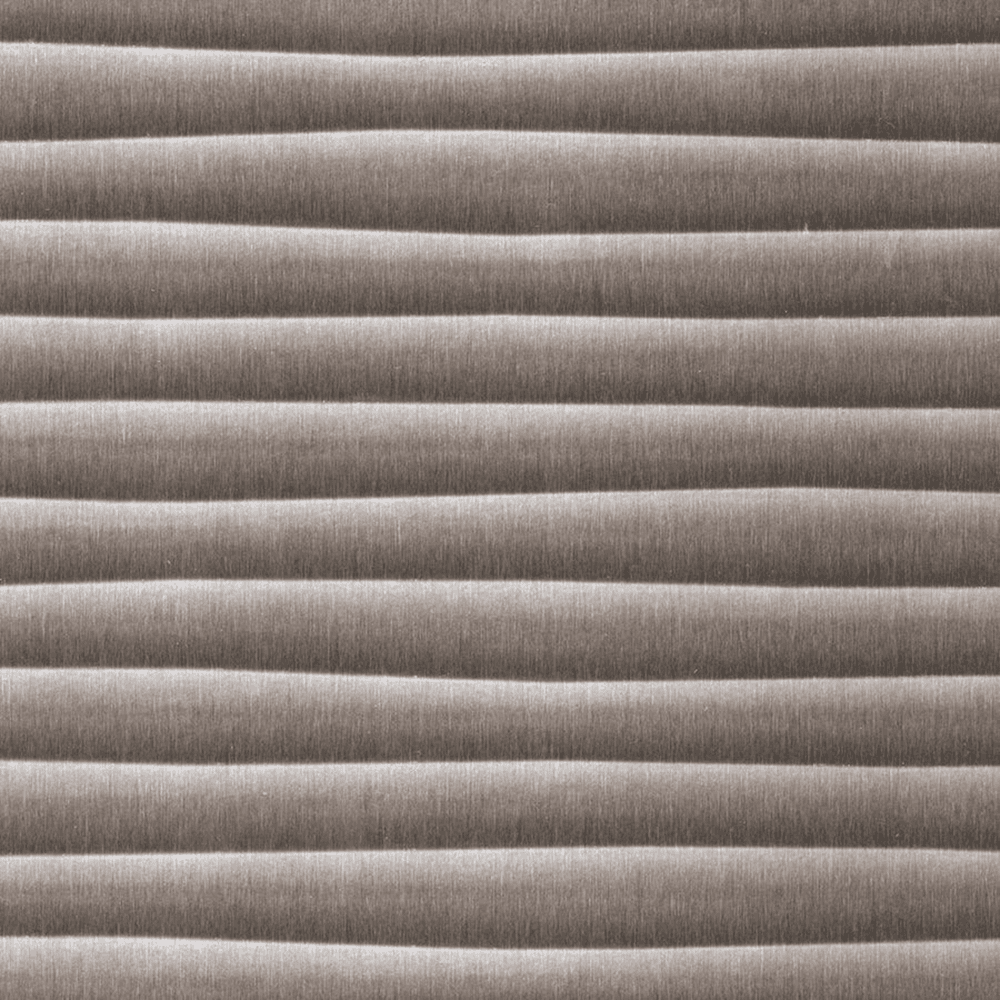 ATI Decorative Laminates Laminate, Color 924 PGQ Brushed Aluminum Ridges, 96" x 48"