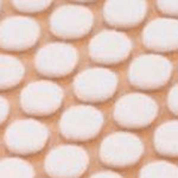 3/8" Felt Door Bumpers, White, Cylindrical, 5000 per Roll