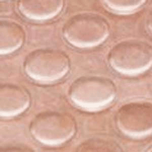 Decorative Bumper, Dome, 3/16", Clear, 210/Sheet