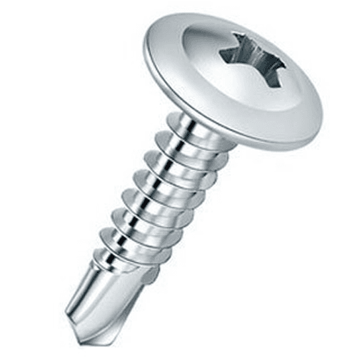 #10 x 5/8" Truss Head Hinge/Drawer Slide Screw, Phillips Drive, Zinc Box of 14 Thousand by R H Fasteners
