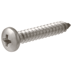 #4 x 1/2" Pan Head Hinge/Drawer Slide Screw, Phillips Drive Standard Thread and Regular Point, Zinc, Box of Thousand by R H Fasteners
