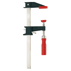 6" Clutch Style Bar Clamp with Wood Handle, 2-1/2" Throat Depth
