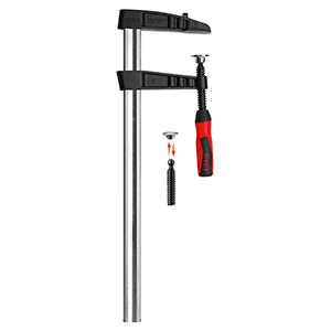 24" Heavy-Duty Bar Clamp with 2K Handle, 4-1/2" Throat Depth