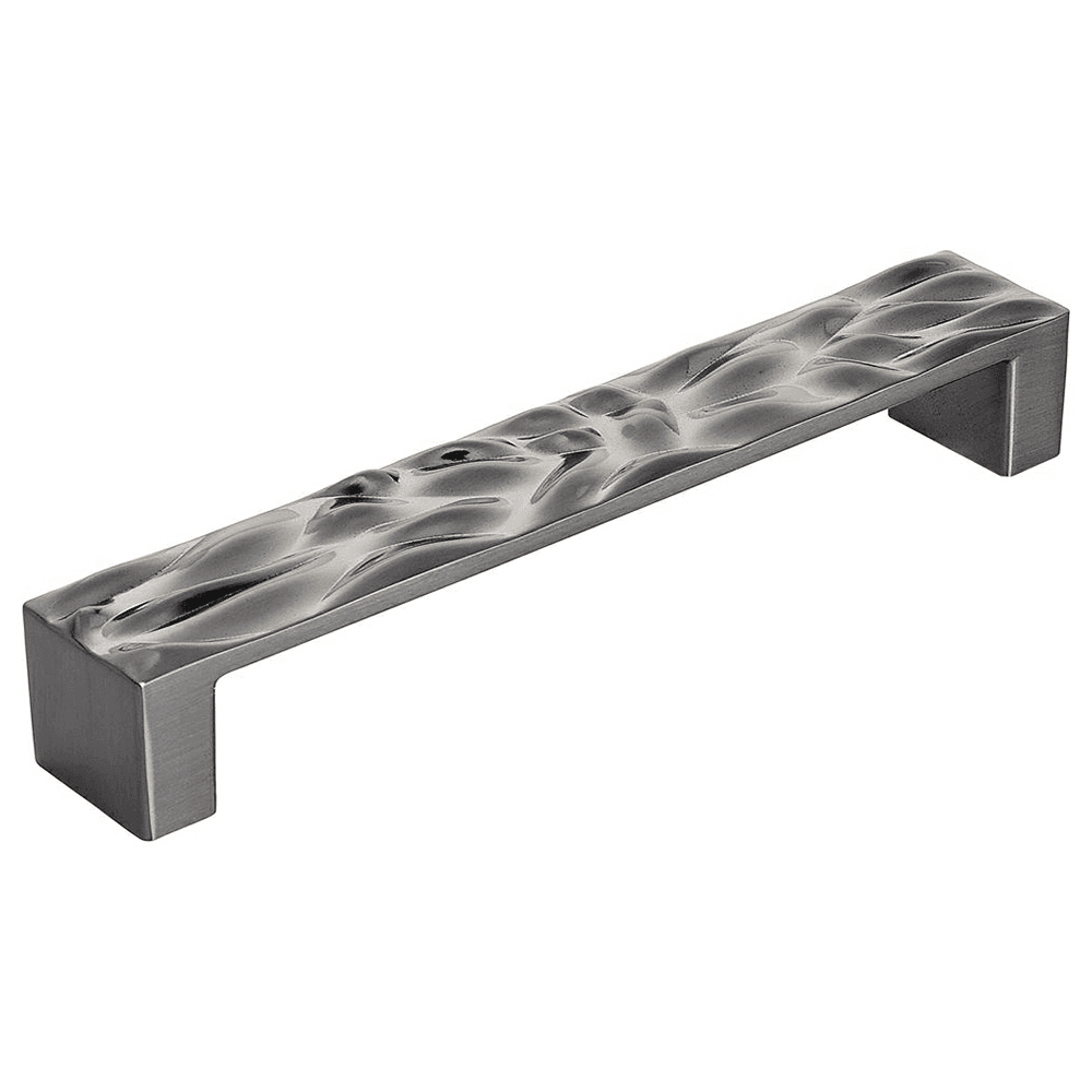6-5/16" Calathea Handle Pull, Black Chrome