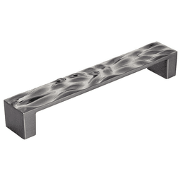 6-5/16" Calathea Handle Pull, Black Chrome